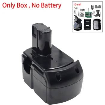 BCL1830 Custodia in plastica per batteria agli ioni di litio da 10 celle per Hitachi EBM1830 Batteria agli ioni di litio da 18 V Strumenti Scheda di protezione di ricarica PCB