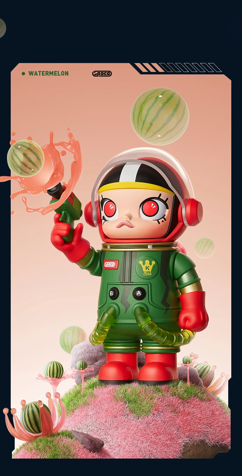 POP MART MEGA COLLECTION 100% SPACE MOLLY SERIES Genuine Blind Box Mystery Box Guess Bag Toys Doll Cute Anime Figure Desktop