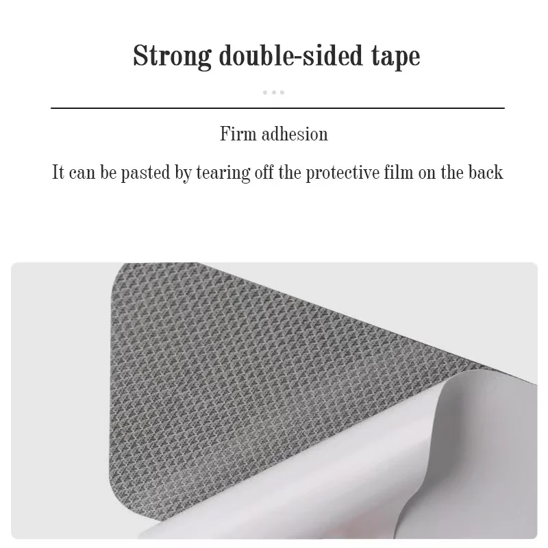 Carbon Fiber Leather Car Door Sill Protection Strips