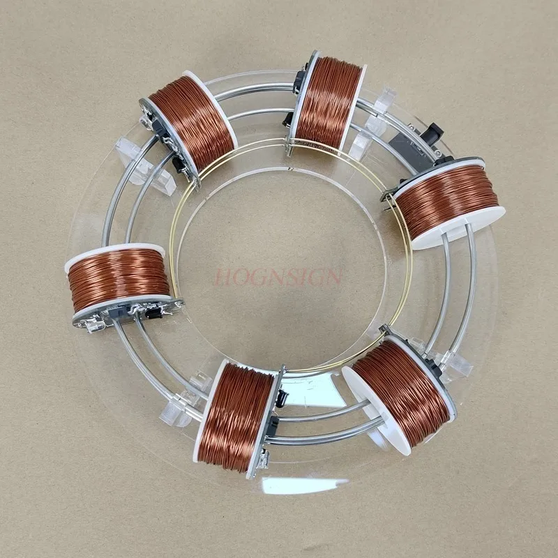 physics Electromagnetic cyclotron ring accelerator scientific experimental equipment novel and exotic physics homemade teaching physics experimental equipment