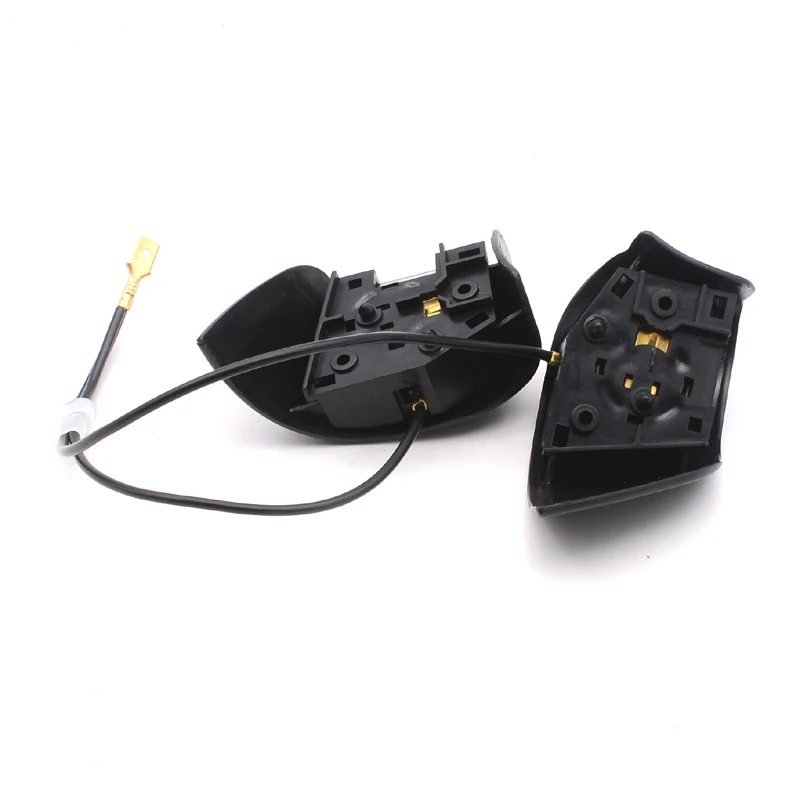 2Pcs 왼쪽 오른쪽 자동차 스티어링 휠 경적 커버 캡 버튼 접촉 스위치 교체 VW MK3 골프 Jetta Polo Cabrio
