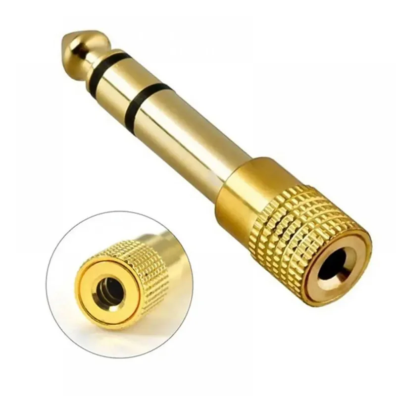 Premium Gold-Plated Dual Channel Audio Connector Adapter Set