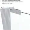 Armon Single Swing Shower Door, Chrome, 30.25-31.75 in. Wide x 66 in. high, Obscure Glass 4