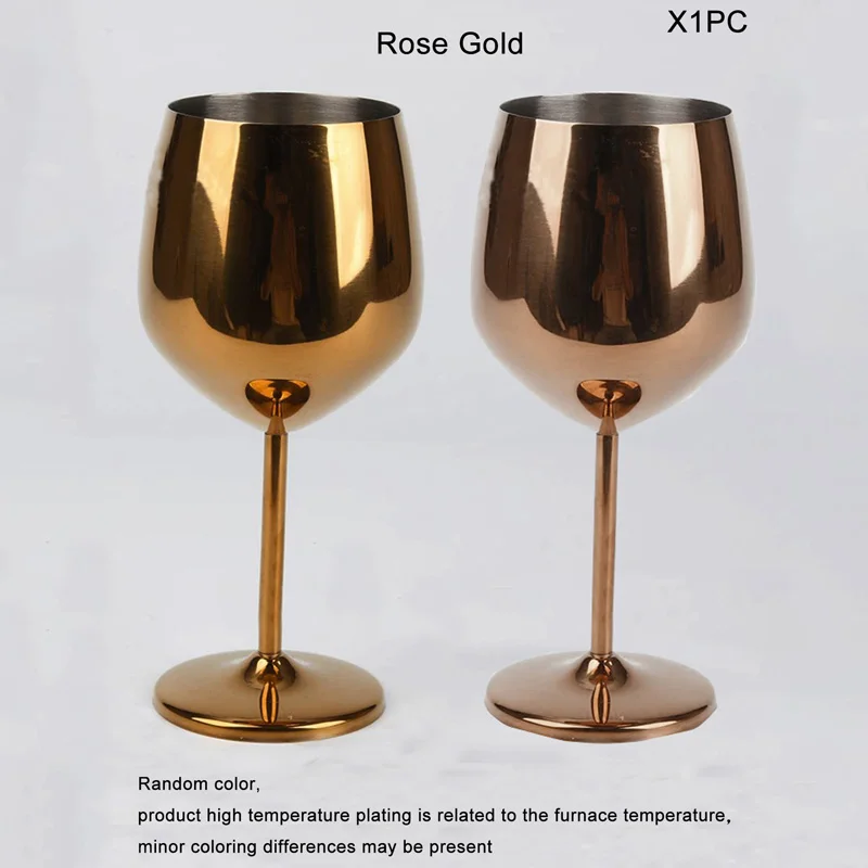 Description Picture 2 of item6pcs Stainless Steel Wine Glass,Champagne Glass, Whiskey Glass, Creative Metal Goblet Red Wine Glass, Barrel-Type Drop-Resistant