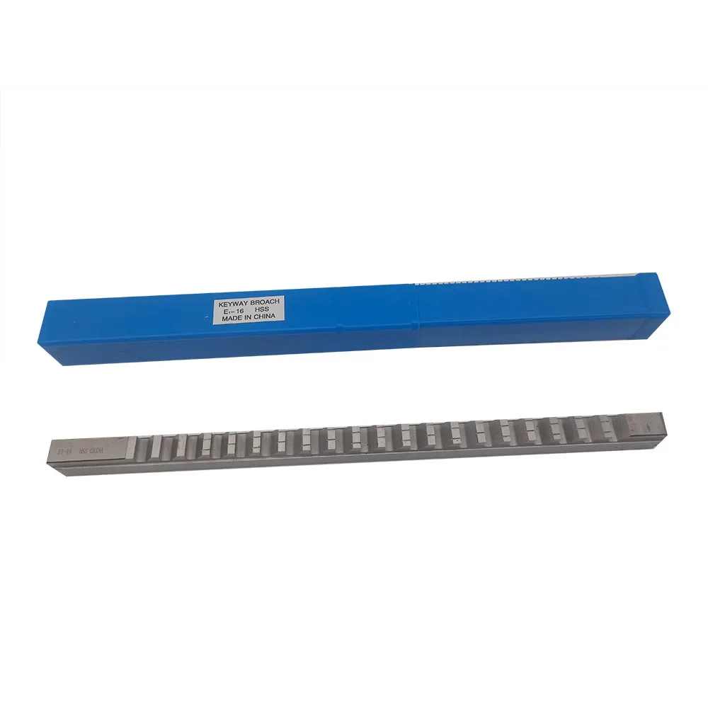 Push-Type Keyway Broach 16mm E Metric Size Broaches Broaching Tools for CNC Rout