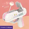 Candy Gun Sugar Lollipop Gun Sweet Toys lollipop storage Toy for Children Adult I You for Girlfriends Light Toy 3