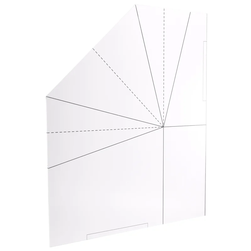 Hot Selling-Acrylic Template For Handmade Bag Multifunctional Tote Bag Making Template Practical Acrylic Making Stencil Temp