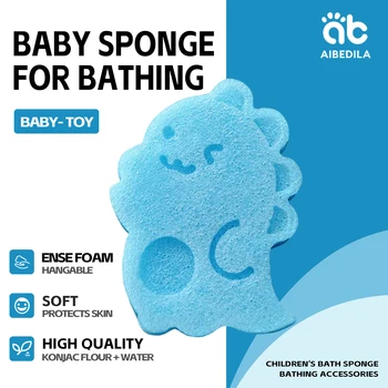 AIBEDILA Spugna da Bagno per Bambini, Spazzola Detergente Morbida e Delicata sulla Pelle, Spugna per Neonati