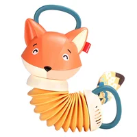 Cartoon Fox Music Accordion Toy Instruments Learning Early Education Interactive Musical Soothe Baby Toys For Children Gifts 1