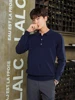 Cashmere Sweater Men POLO Pullover Autumn Winter  Lapel Soft Warm Cashmere Sweater Jumper Knitted Sweaters 4