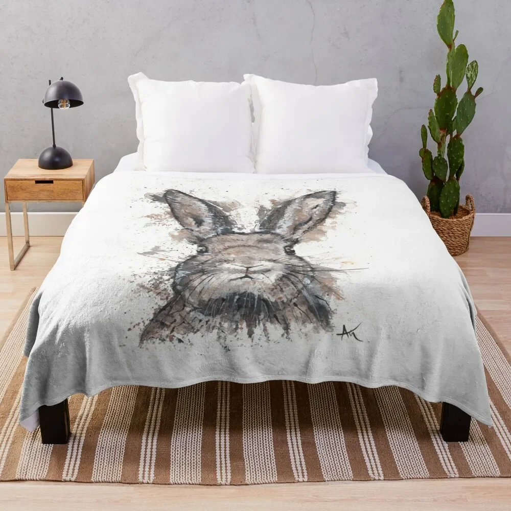 

Кроличьи акварельные дикие пледы, зимние кровати, тяжелые декоративные одеяла для диванов