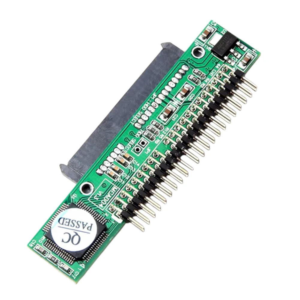 노트북용 SATA-IDE SSD 어댑터, 2.5 인치, 7 + 15 핀 암에서 44 핀 수 하드 드라이브 변환기 카드, 150MB/s 지지대 ATA 66/100/133