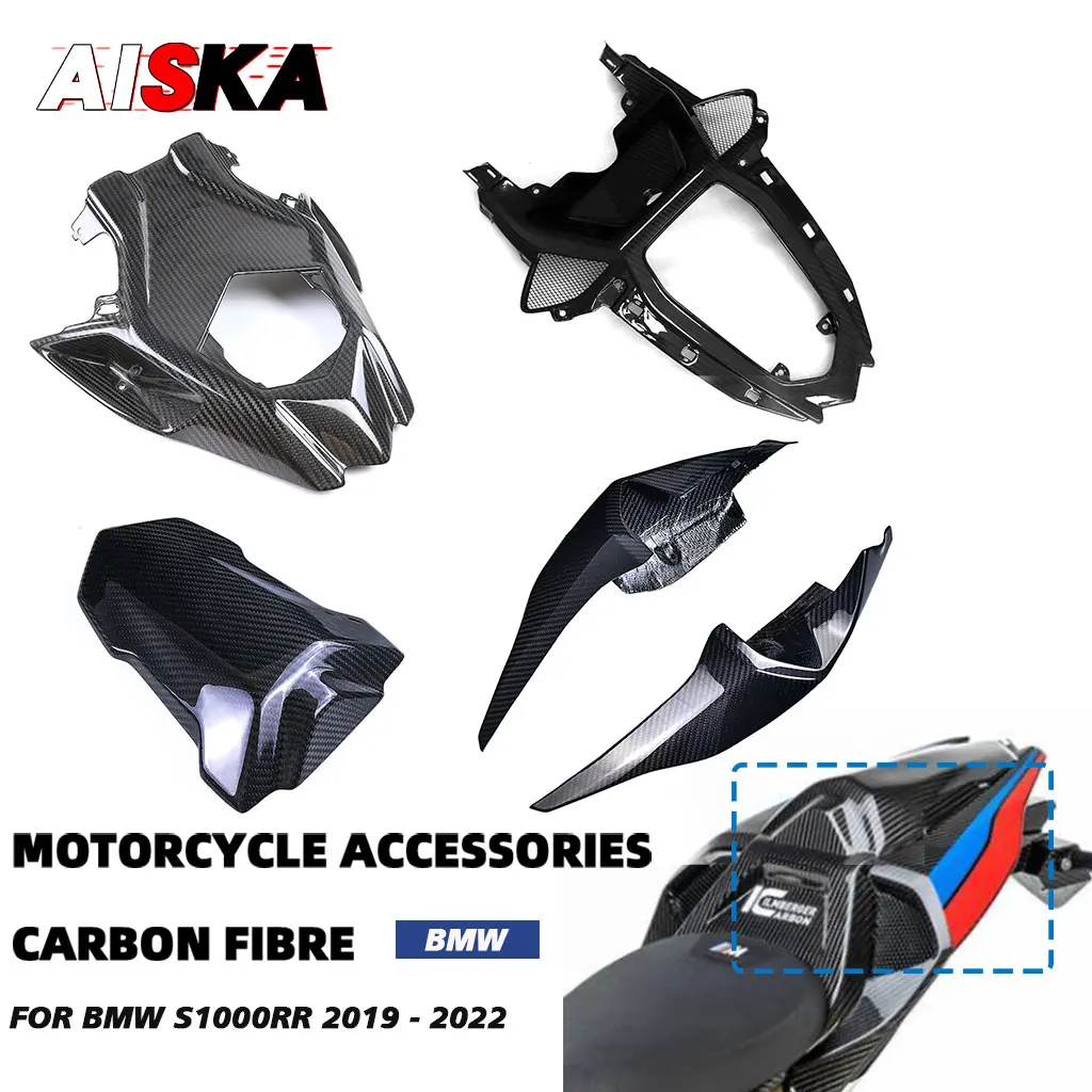 

Real 3K Carbon Fiber Rear Tail Seat Cover Fairings Cowl Kits Motorcycle Accessories For BMW S1000RR S1000 RR 2019 2020 2021 2022