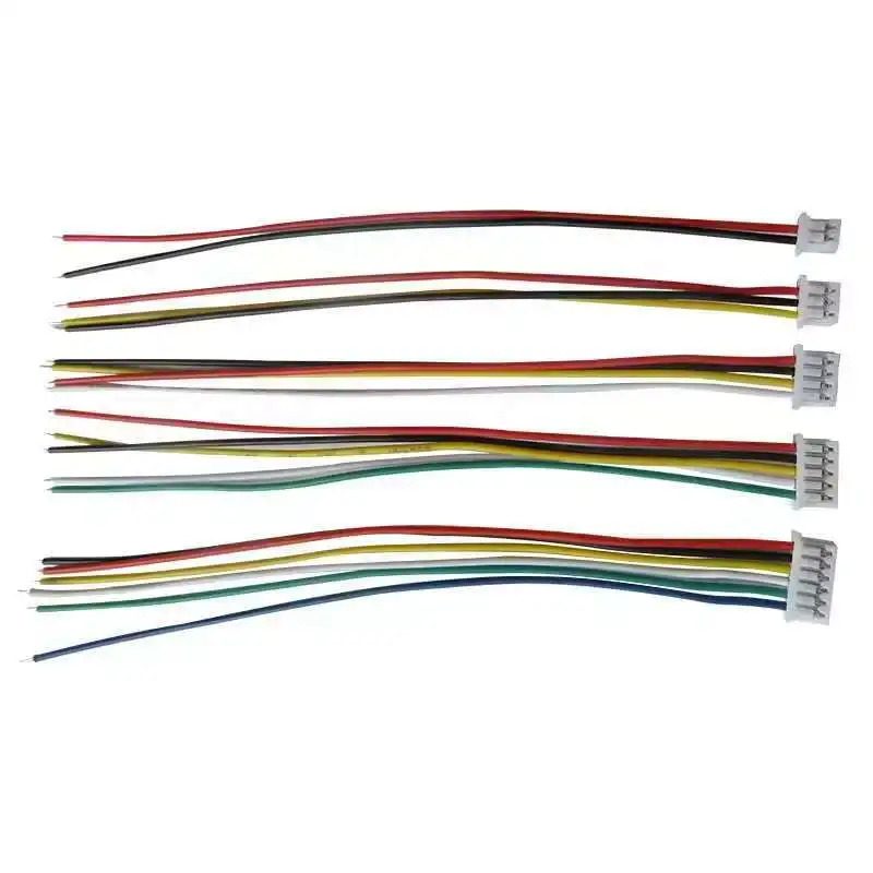 10Pairs Molex 1.25 Male Female Wire Connector Pitch 1.25mm 2P 3P 4P 5P 6P Plug Jack Terminal Cable Connector Length 50mm