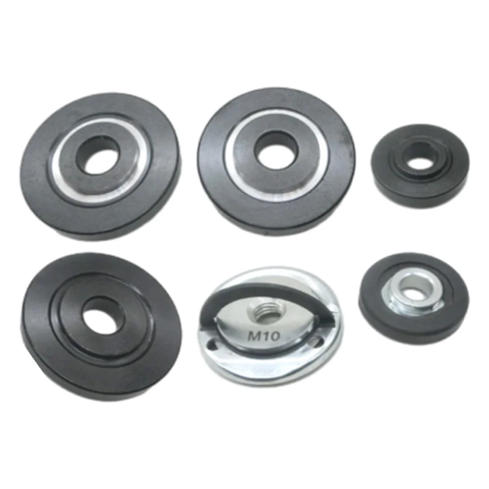 

5-Type M10-Thread Angle Grinder Inner Outer Flange Nut Set Tools Quick Release Self Locking Pressing Plate Power Chuck Set