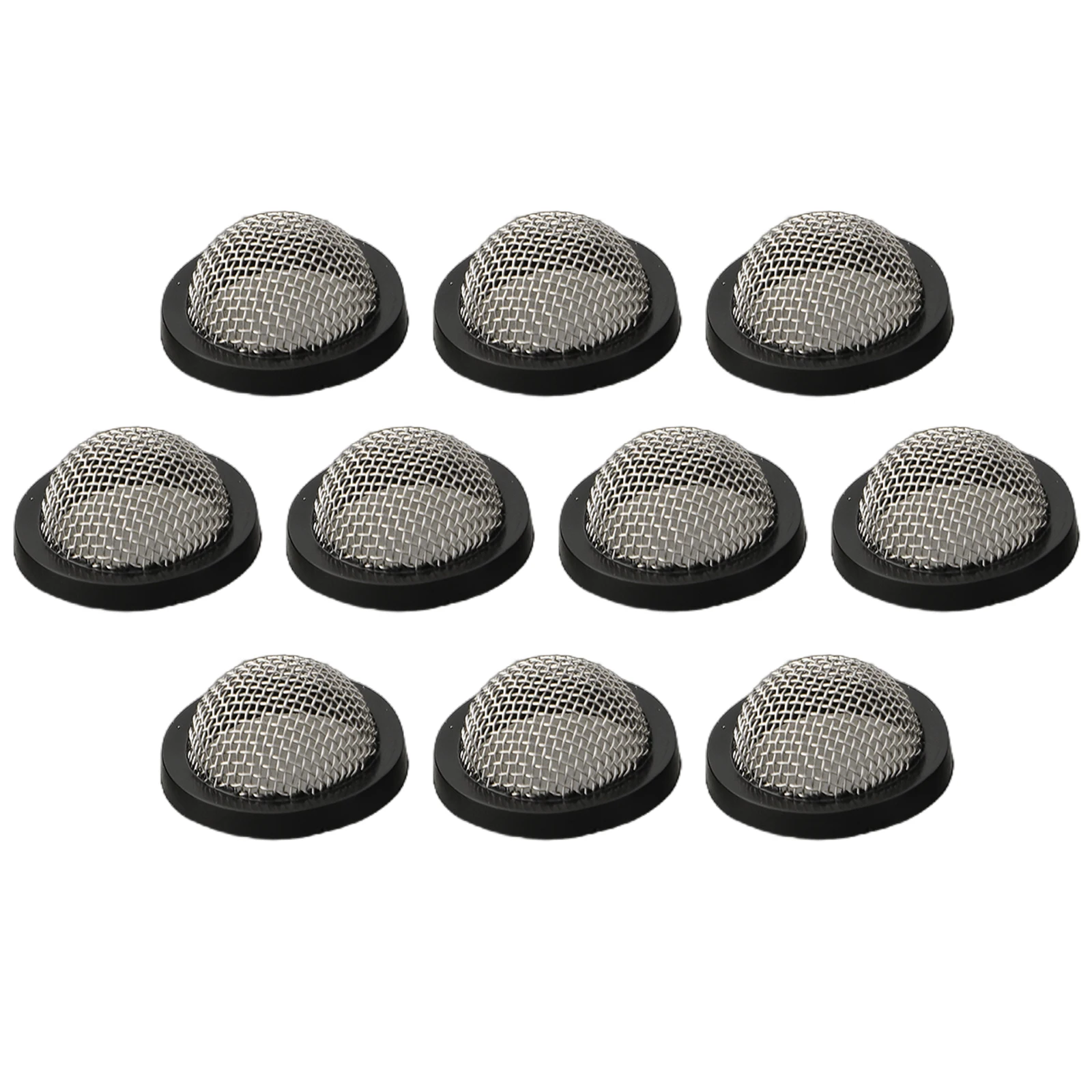 10pcs Garden Shower Hose Silicone Rubber Washers Filter Mesh Replacement for Washing Machine Faucet Seal Shower Head Accessories filter mesh