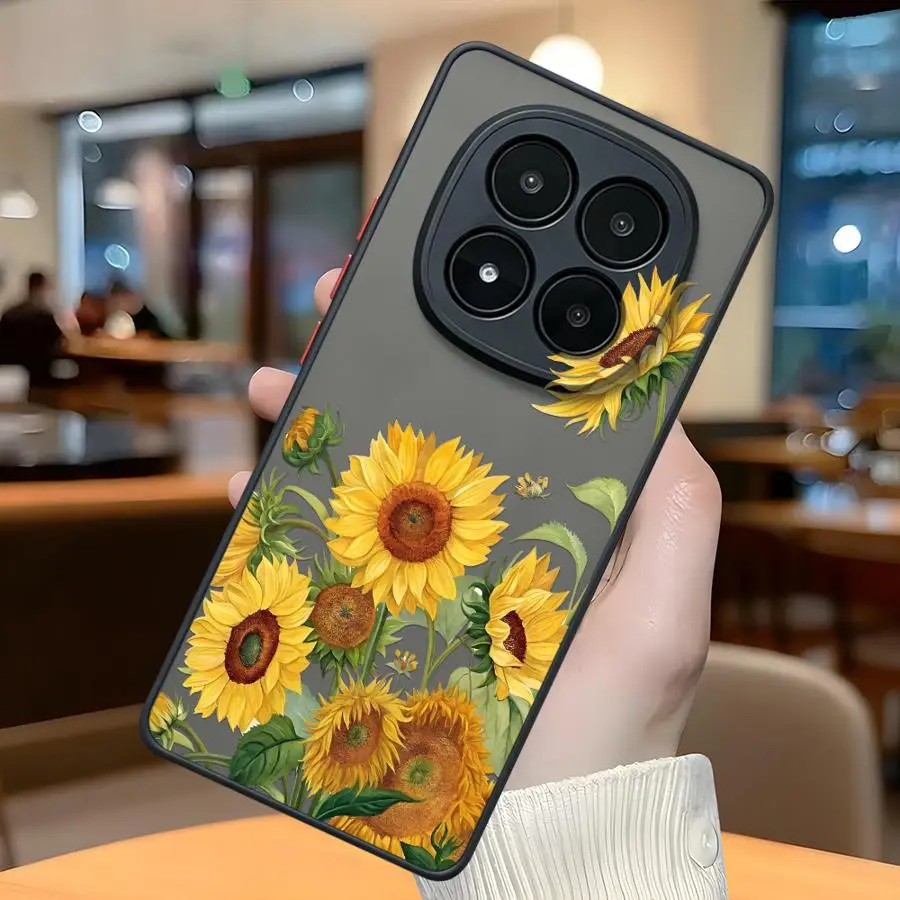 Sunflower Bloom Protective Phone Case -  Back Cover