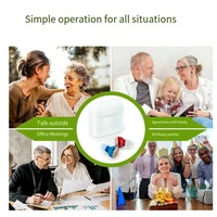 Noise-Canceling Hearing Aids For Seniors Rechargeable Sound Amplifier For Hearing Aid Charging Compartment Accessories 2