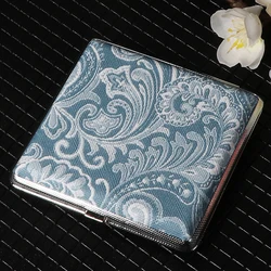 Durable Metal Cigarette Storage Case - Compression & Moisture Resistant Smoking Accessory (Blue)