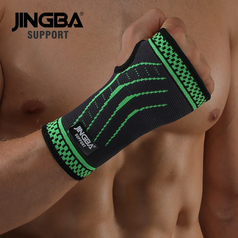 

Спортивная Защитная Экипировка JINGBA, 1 шт., повязка на руку для бокса, бандаж для рук + повязка для тяжелой атлетики, поддержка браслета