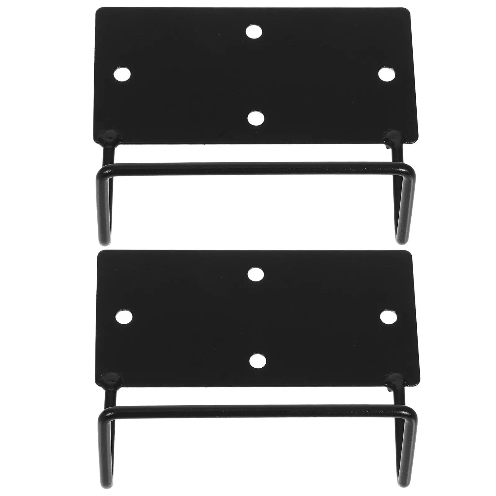 2 PCS Bed Frames Mattress Anti-slip Bracket Stoppers Prevent Sliding Holder Place Sofa Cushion from off Black Fixing Slide