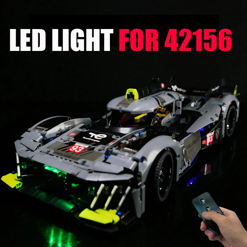 

NEW Led Light Set For 42156 Technical Car Peugeoted 9X8 24H Le Mans Hybrid Hypercar Building Blocks Toys Not Include Car