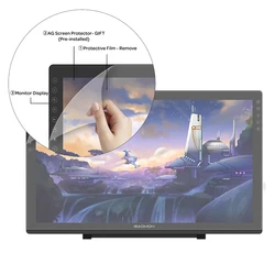 Premium Protective Film for Graphics Tablet Displays (For PD1161)