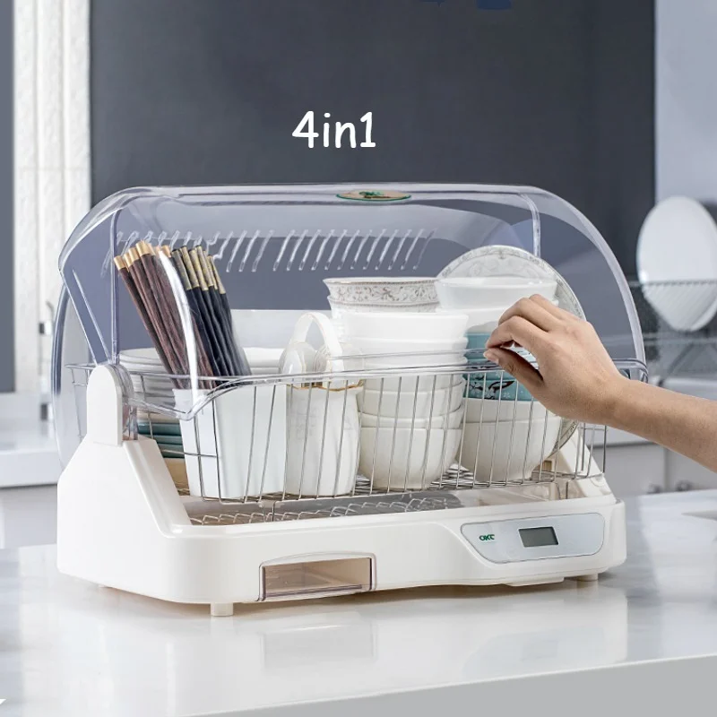 Household Small Disinfection Cabinet Electronic Dish Dryer UV Sterilizer Kitchen Dishes Chopsticks Cups Cupboard Storage