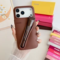 Coque iPhone Rhode™ avec emplacement Brillant à Lèvres - Espresso