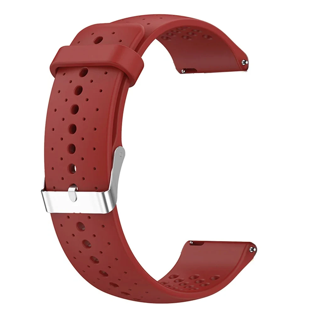 Sport Breathable Silicone Watch Strap - 20mm/22mm - Unisex