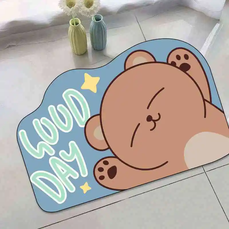 

bedroom doorway floor mat bathroom anti-skid foot mat,