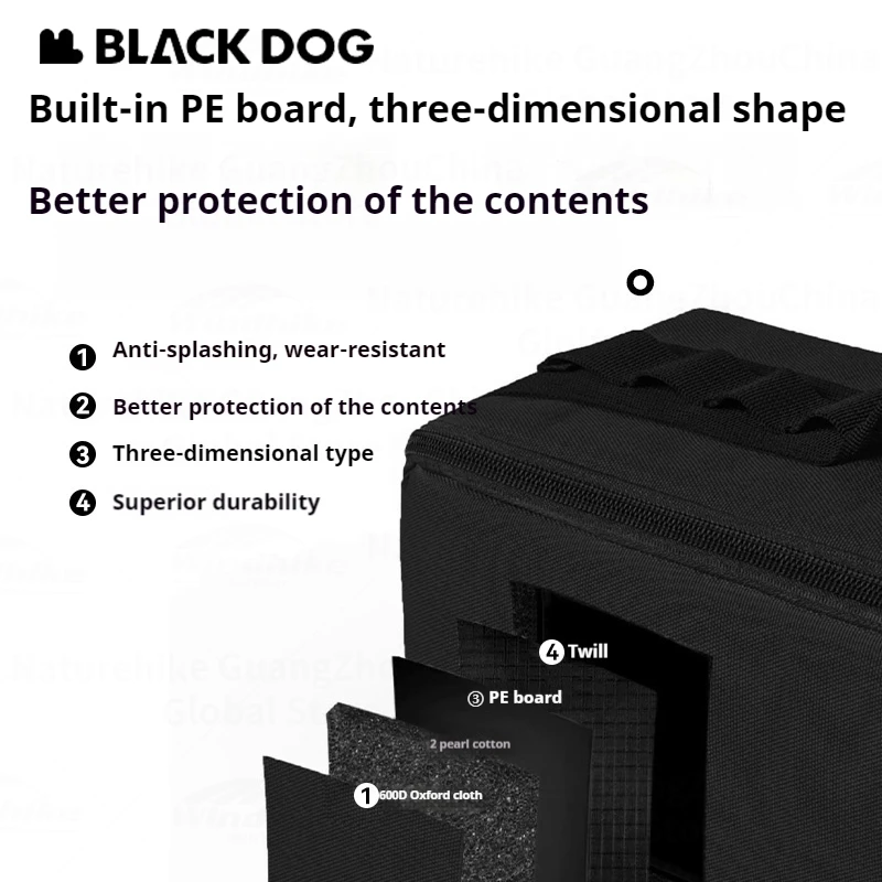 Naturehike Tool Storage Bag 9.5L Large Capacity Multi-function Outdoor Camping Accessories Sundries Storage Bag Handbag