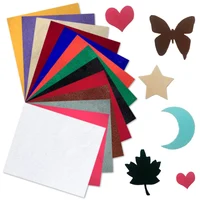 Paquet de 13 feuilles de tissu velours auto-adhésif pour doublure de bijoux, autocollant de tiroir, décoration murale, matériaux de travail manuel, bricolage, 7,8 pouces x 5,9 pouces 1