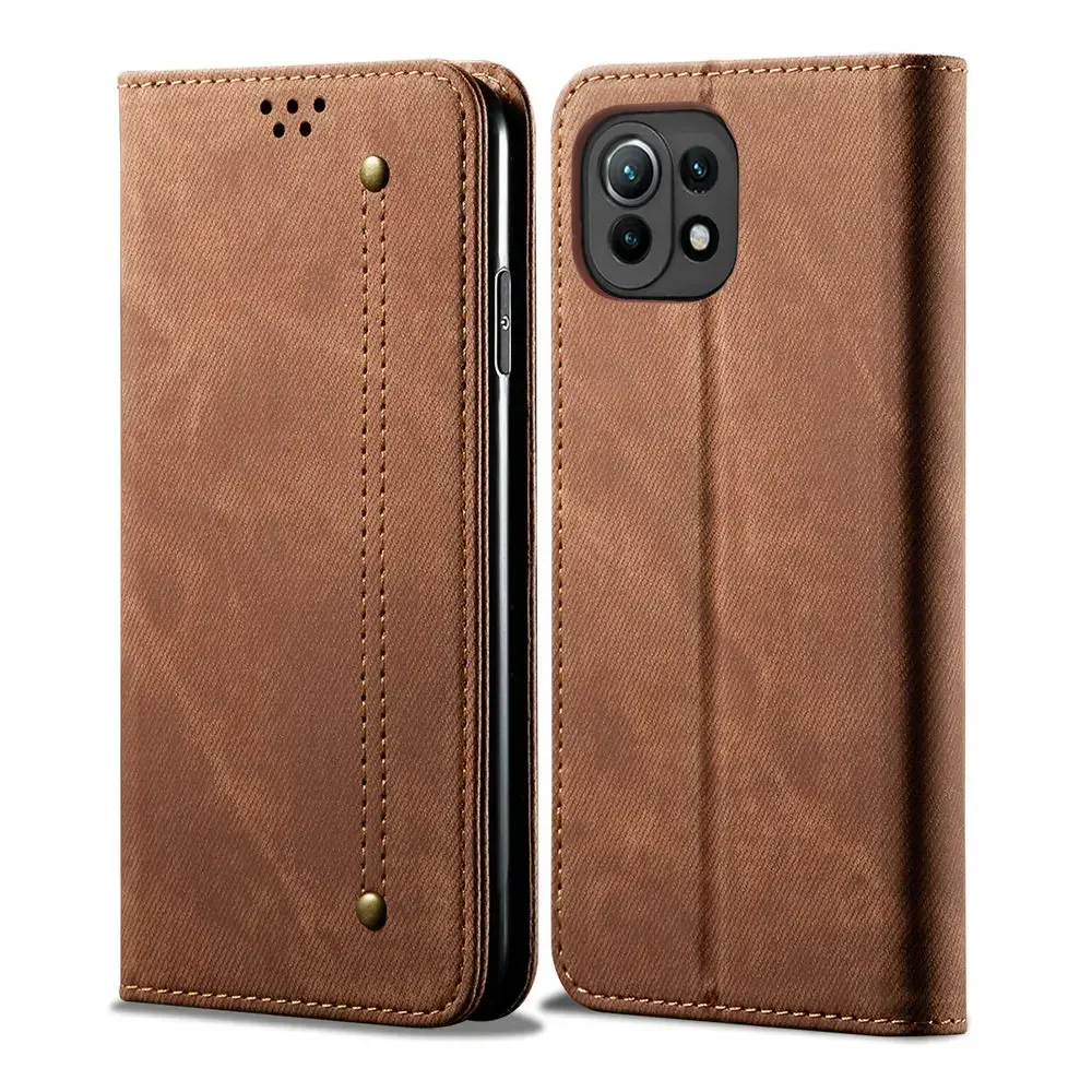 Leather Flip Case with Magnetic Closure