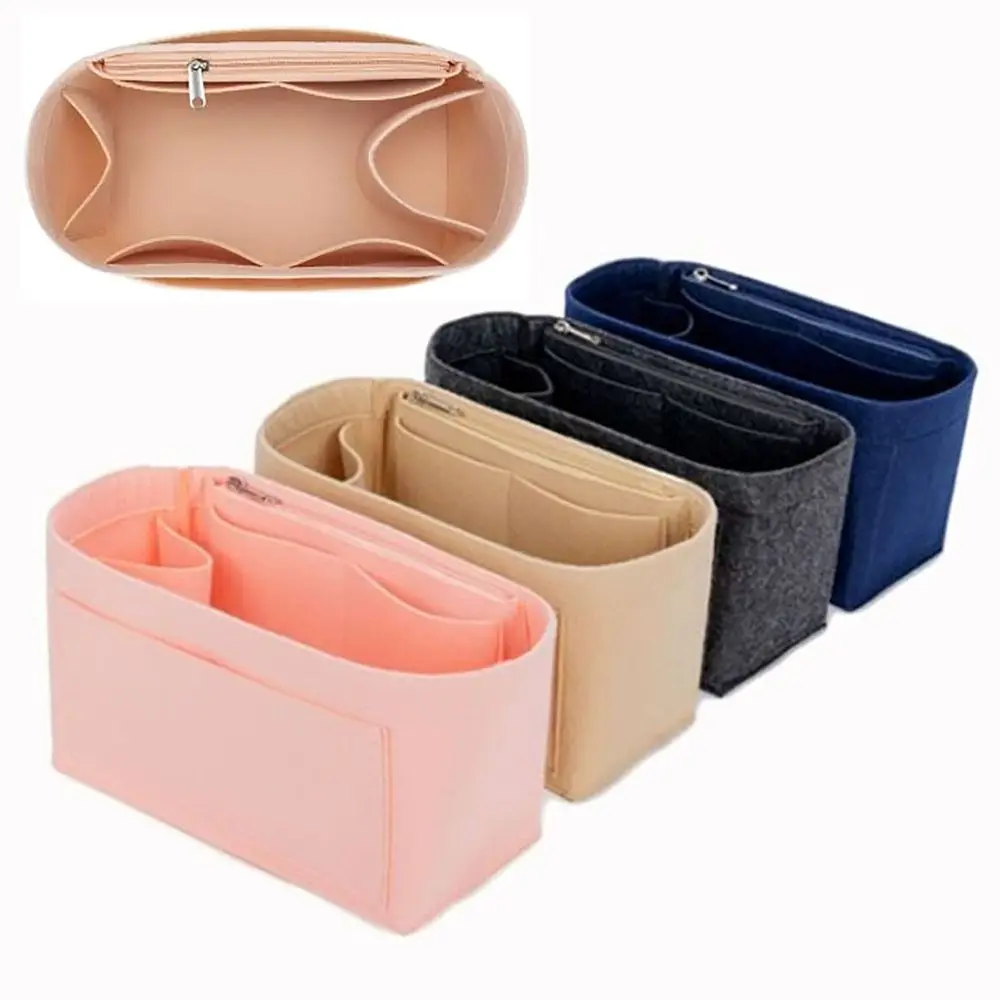 Durable Felt Handbag Insert for Portable Organization and Support
