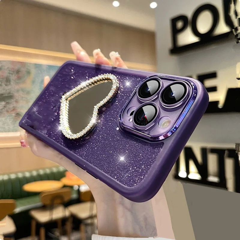 Bling Glitter Mirror Soft Phone Case For Samsung Galaxy A53 A33 A73 A22 A23 A13 A11 A31 A2 1S A20 A30 A32 A12Clear Jelly_voghion.com