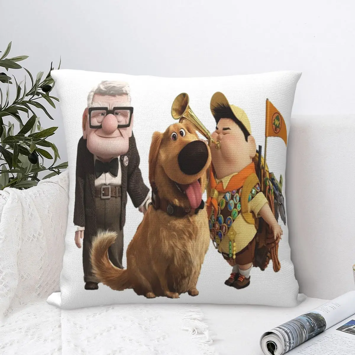 

Dug Days Pillowcase Pillow Case Cushion Cover Home Sofa Car Decorative Throw Pillow Decor Style Cute 45*45cm