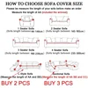 Elastic Jacquard Sofa Cover for Living Room, Stretch Slipcovers, Corner Sofa Covers, L Shape, 1 Seater, 2 Seater, 3 Seater, 4 Se 2