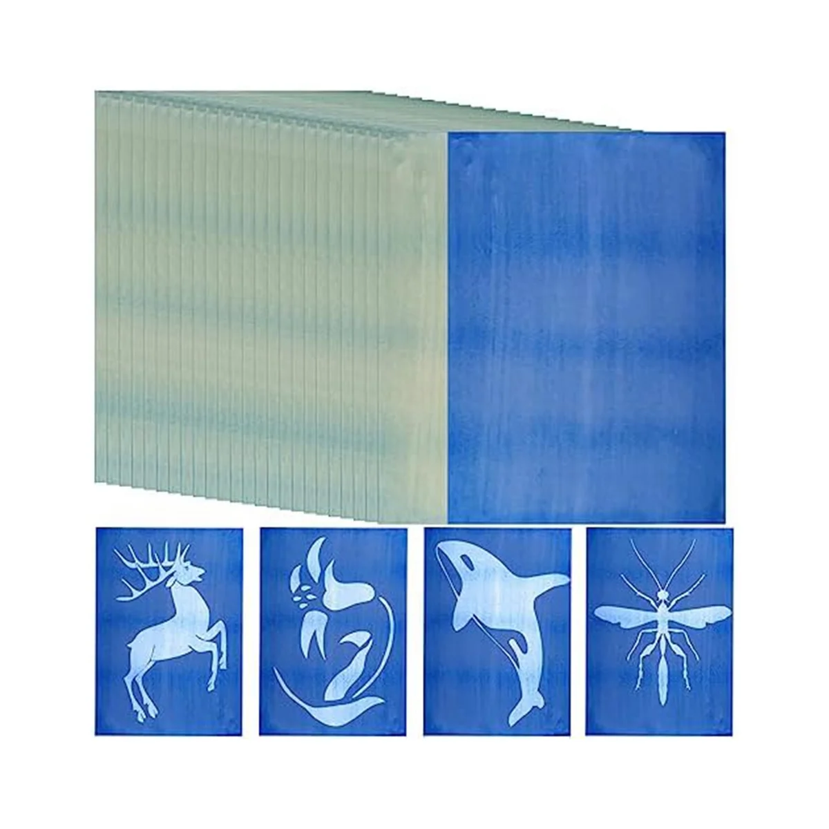

Комплект бумаги Cyanotype 30 листов с принтом солнца, набор бумаги A4, природная печать, солнечная энергия для детей и взрослых, проект творчества «сделай сам»