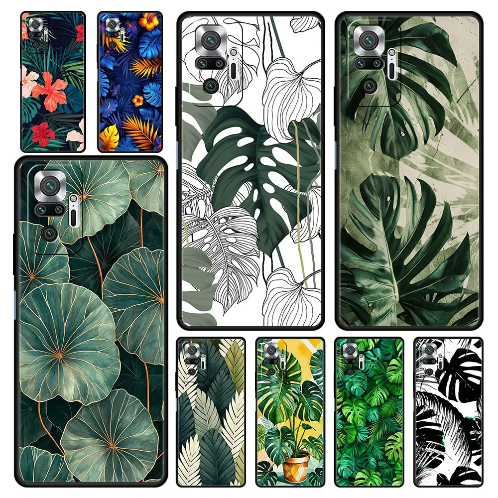Monstera Green Soft Cover Phone Case
