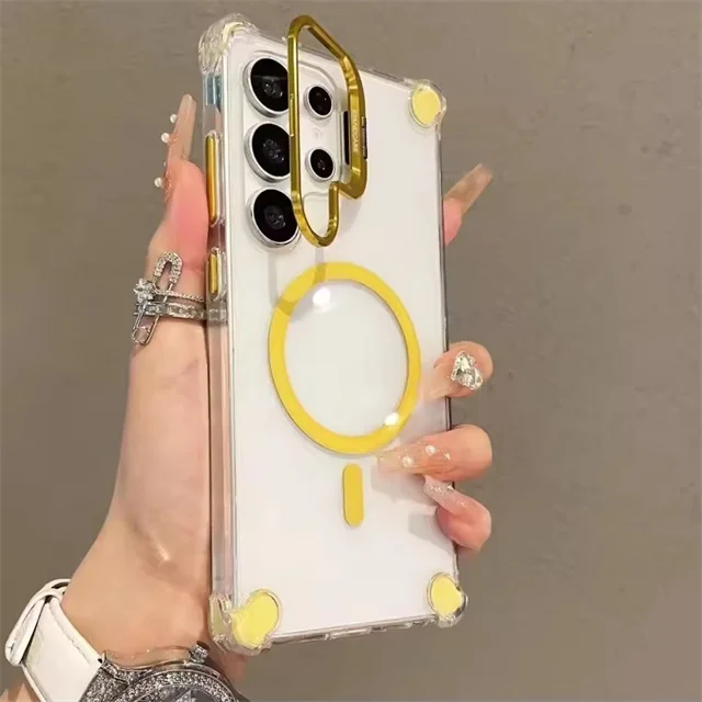 Magnetic Transparent Foldable Camera Holder Case
