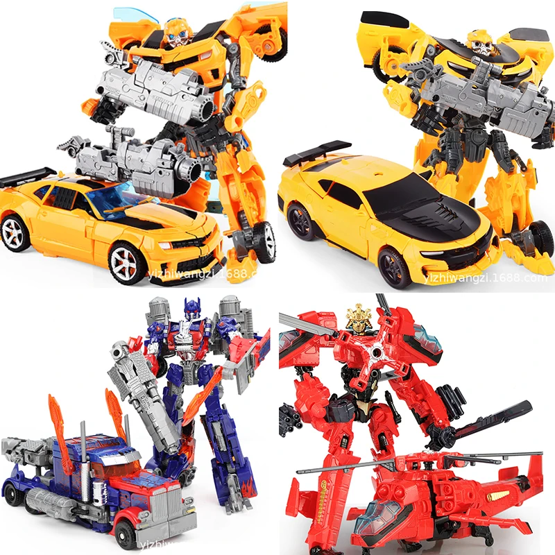 Figura de acción de Transformers para niños, juguete de transformación