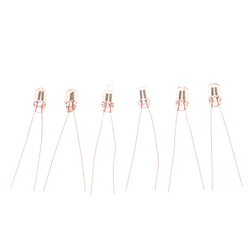 Neon Sign 20Pcs Neon Indicator Light Red 5mm Neon Lamp Glow 5X13mm 220v Indicator Bulbs Switch Button Bulbs