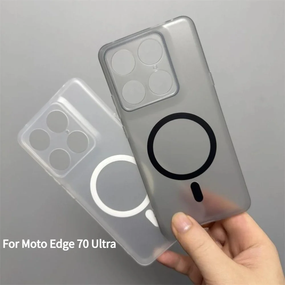 Sleek Ultra-Thin Translucent Fashion Case with Magnetic Protection