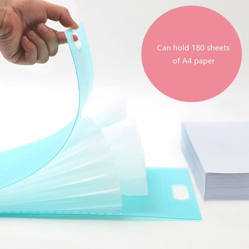 File Folder Portable Vertical Expanding Large-capacity Test Paper Storage Bag Multi-layer Classification for Japan KOKUYO