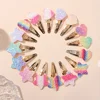16Pcs Shiny Flower Rabbit BB Hair Clips for Cute Girls Handmade Hairpins Barrettes Headwear Fashion Kids Baby Hair Accessories 5