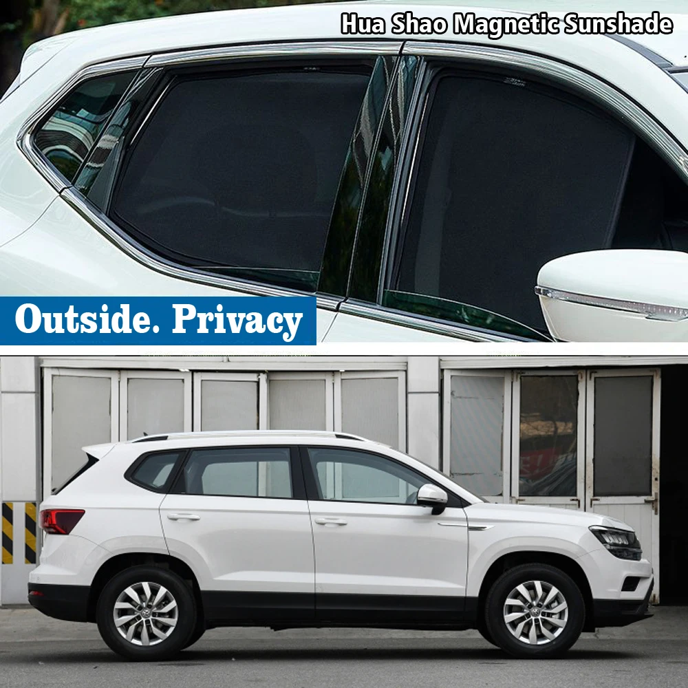 

Magnetic Car Sunshade Shield Front Windshield Frame Curtain Sun Shade Accessories For VW Volkswagen Taos Tharu Tarok 2019 - 2022