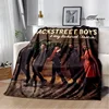 BSB band backstreet boys Print blanket picnic blanket Flannel Warm blankets Soft Cozy Blankets Home travel blanket Birthday Gift 5