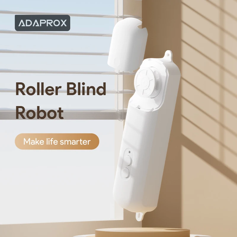 Tuya 롤러 블라인드 로봇 충전식 자동 커튼 전동 셔터 오프너 지원 Alexa Google Assistant Siri 음성 제어