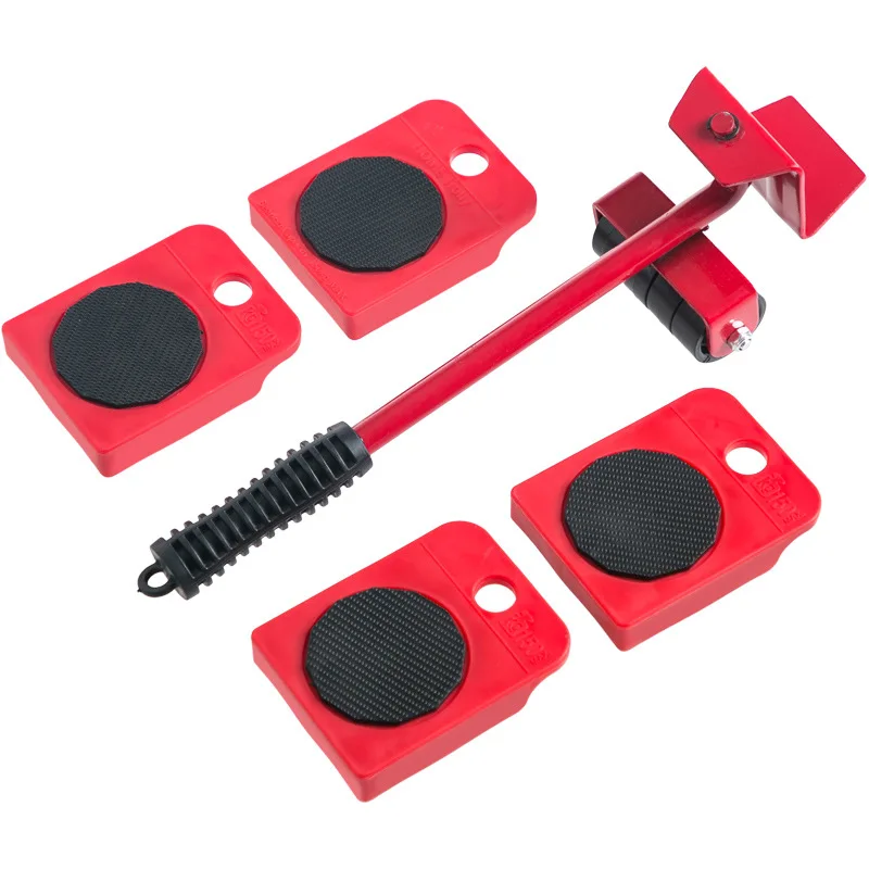 

Professional Furniture Transport Lifter Tool Set Heavy Duty Stuffs Moving Hand Tools Set Furniture Mover Wheel Bar Roller Device